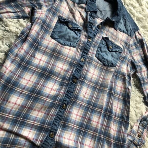 Life in Progress plaid button up shirt - Picture 5 of 8